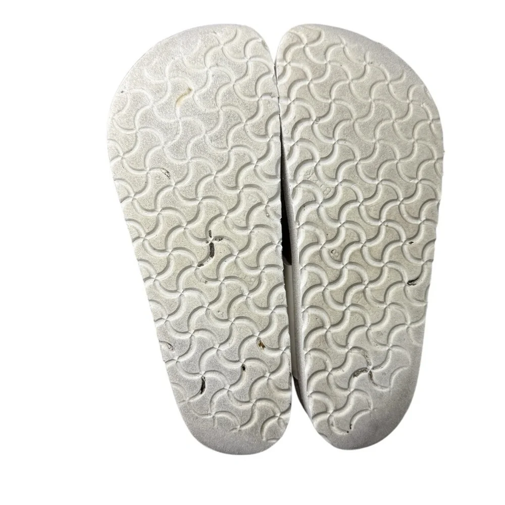 Birkenstock Papillio Gizeh Platform White Sandals Size 40 9 9.5 Women’s Thong - Picture 6 of 12